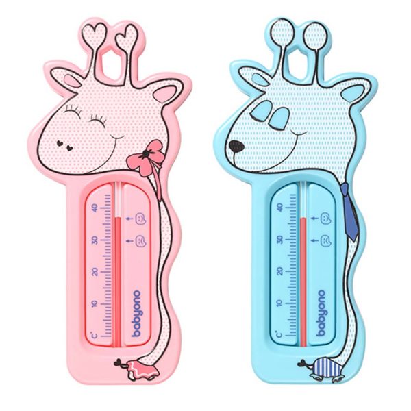 BabyOno vízhőmérő zsiráf rózsaszín/kék