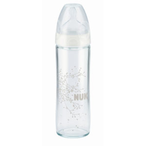NUK cumisüveg New Classic üveg 240ml, szilikon etetőcumival