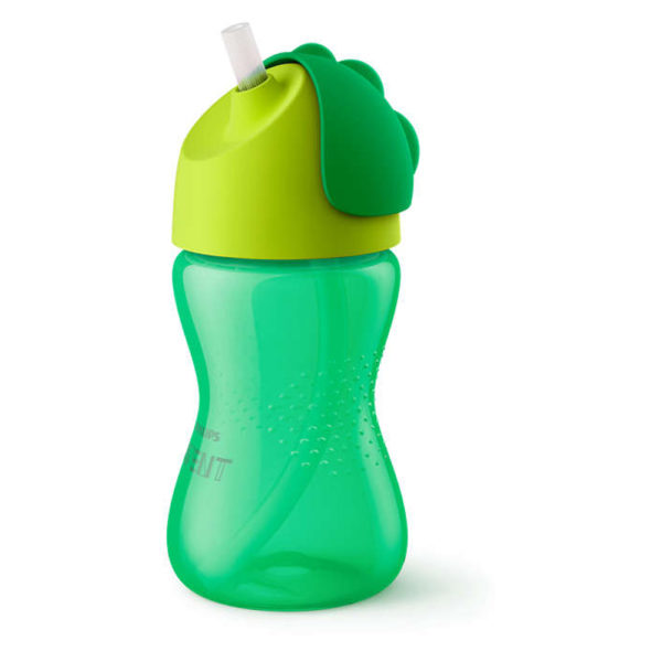 Avent itatópohár rugalmas szívószállal 300ml 12hó fiús