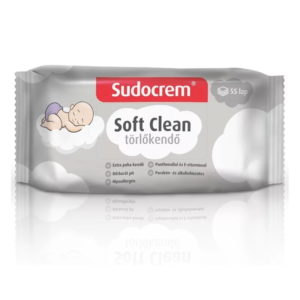 Sudocrem törlőkendő soft clean 55db-os