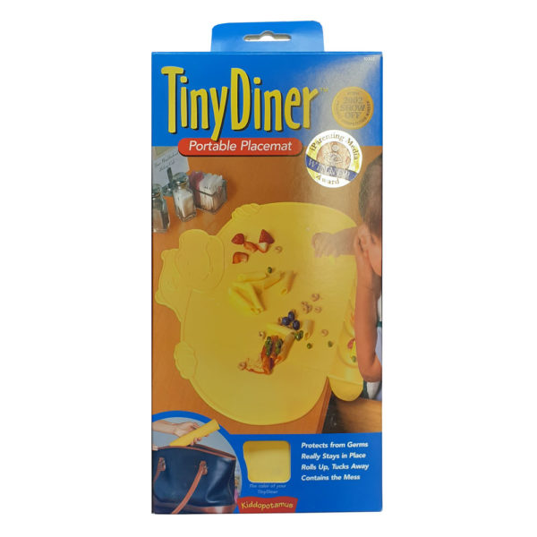 Tiny Diner alátét mosható műanyag sárga