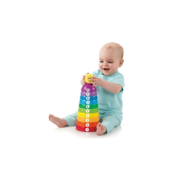 Fisher-Price fejlesztő játék színes csészepiramis W4472