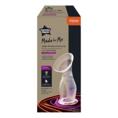 Tommee Tippee mellszívó Made for me szilikon, anyatejtárolóval és sterilizáló zacskóval