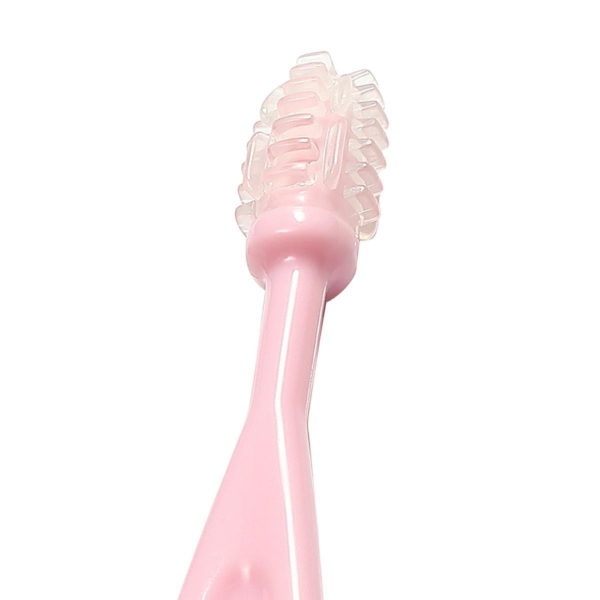 BabyOno fogkefe-szett rózsaszín