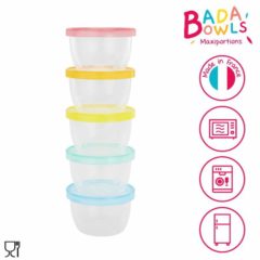Badabulle ételtároló maxi 5x250ml Fun