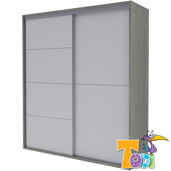 Todi gardróbszekrény Cube 140cm széles