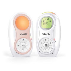 Vtech bébiőr audio dupla akkumulátorral, éjjeli fénnyel, altatódallal