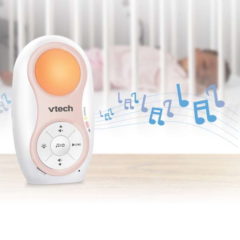 Vtech bébiőr audio dupla akkumulátorral, éjjeli fénnyel, altatódallal