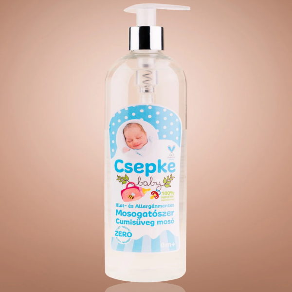 Csepke Baby mosogatószer és cumisüvegmosó - 500ml pumpás