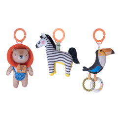 Taf Toys csörgő - Dizi a zebra rezgő funkcióval