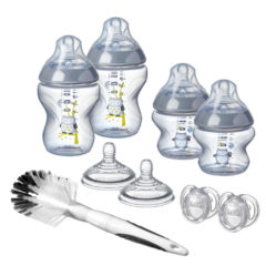 Tommee Tippee újszülött cumisüveg kezdő szett CTN (9 db) szürke