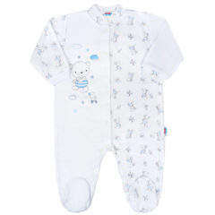 New Baby baba hosszú ujjú rugdalozó Bears kék 50