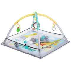 Kinderkraft játszószőnyeg - MilyPlay játékhíddal labdákkal