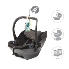 BabyOno játék babakocsira plüss - Arnold, a tatu, felakasztható, sípoló, csörgő rágókával