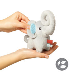 BabyOno játék babakocsira plüss - Ethan, az elefánt, felakasztható, csörgő rágókával