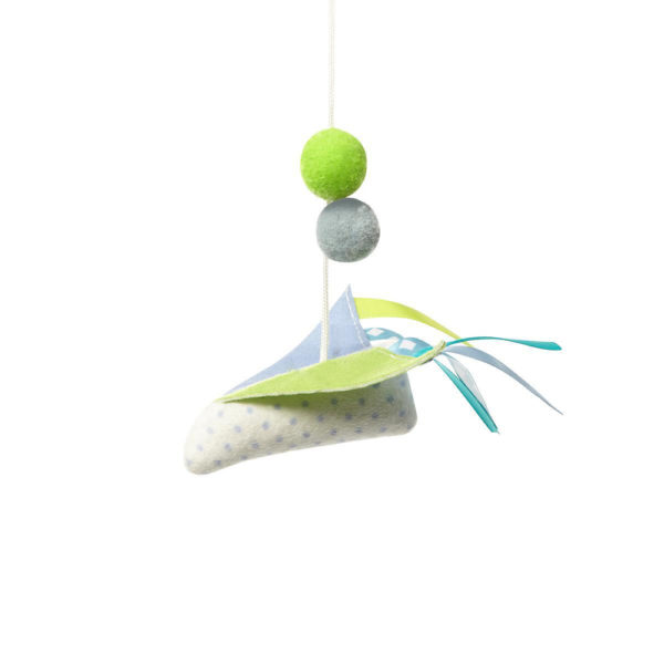BabyOno zenélő-forgó elektromos utazóágyra és fa kiságyra - Hőlégballon