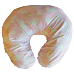 Gamberritos szoptatós párna - plüss buborékos anyagú maci mintával rózsaszín