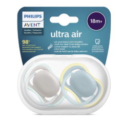 Avent játszócumi - ultra air 18hó neutral 2db