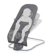 Zopa elektromos hinta Moyo Air - ringató/zenélő szürke