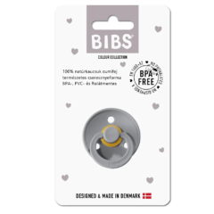 BIBS játszócumi – Colour natúr kaucsuk 6-18 hó delfin 1 db
