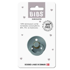 BIBS játszócumi – Colour natúr kaucsuk 6-18 hó óceán 1 db