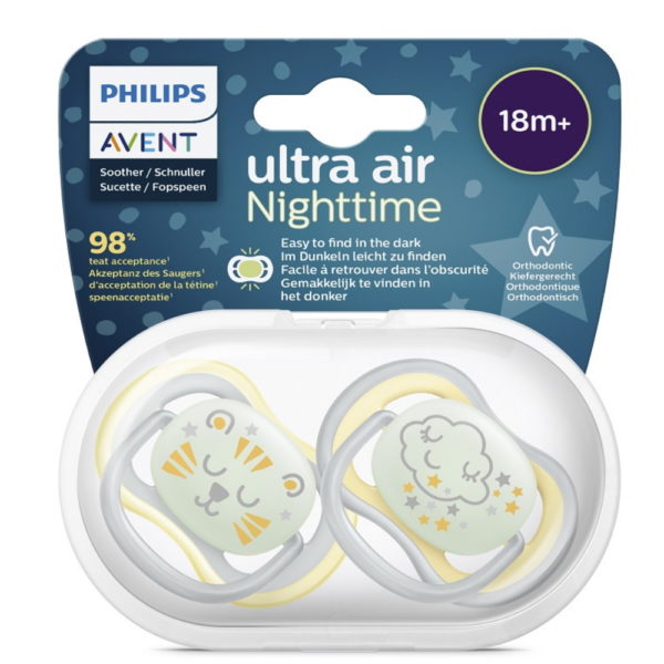 Avent játszócumi ultra air éjszakai 18hó 2db