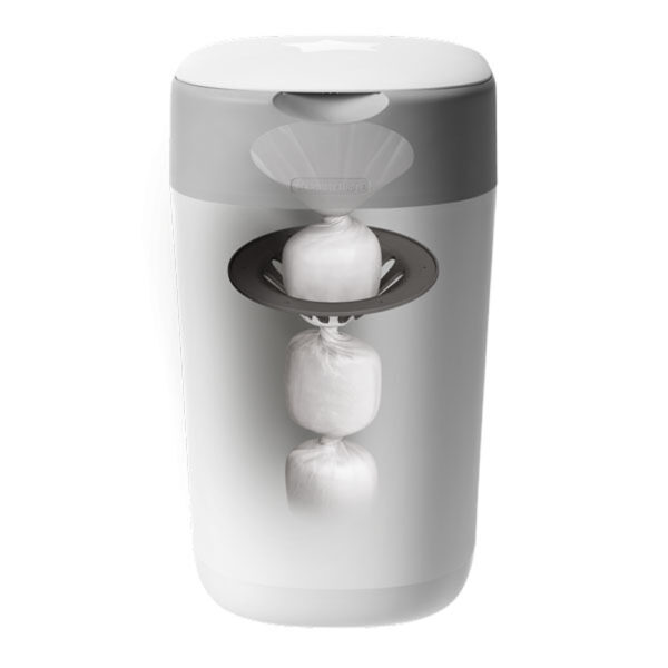 Tommee Tippee pelenkacsomagoló utántöltő 6db, pelenkatároló szemetessel Twist & Click
