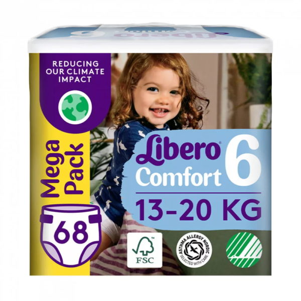 Libero Comfort 6 Mega Pack 13-20kg 68db