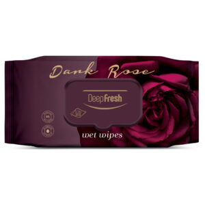 Deep Fresh nedves törlőkendő Dark Rose kupakos 120db