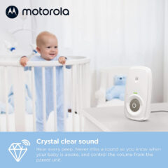 Motorola bébiőr audio kétirányú LCD kijelzővel