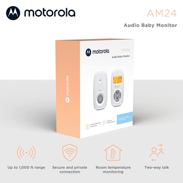 Motorola bébiőr audio kétirányú LCD kijelzővel