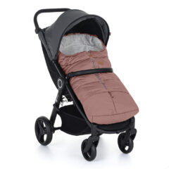 Petite and Mars Téli szett Jibot 3in1 bundazsák és kézmelegítő kesztyű babakocsira Jasie Dusty Pink