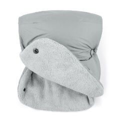 Petite and Mars Téli szett Jibot 3in1 bundazsák és kézmelegítő kesztyű babakocsira Jasie Quiet Grey