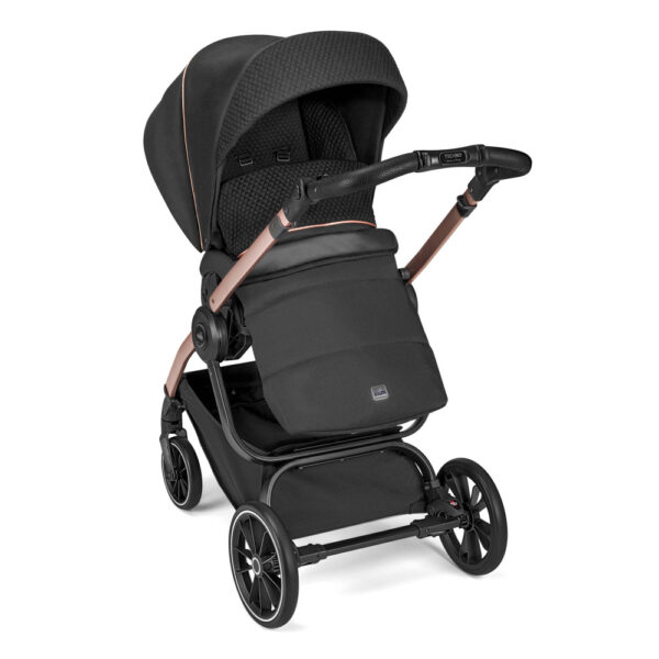 CAM Techno Deluxe babakocsi szett Joy Romantic 517 rózsaarany vázzal V95S hordozóval