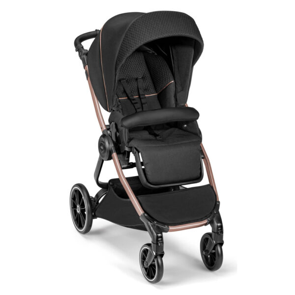 CAM Techno Deluxe babakocsi szett Joy Romantic 517 rózsaarany vázzal V95S hordozóval