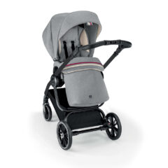 CAM Techno Deluxe babakocsi szett Milano 553 fekete vázzal V90S hordozóval