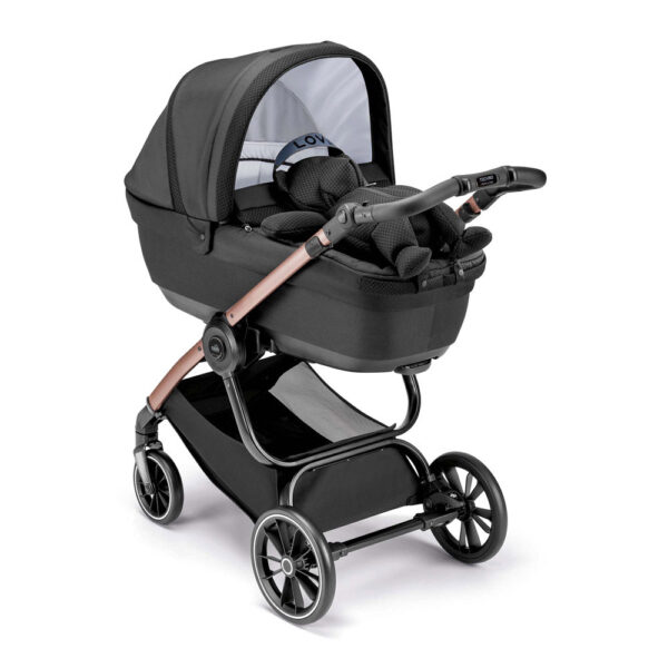 CAM Techno Deluxe babakocsi szett Ami 578 rózsaarany vázzal V95S Area hordozóval MTB
