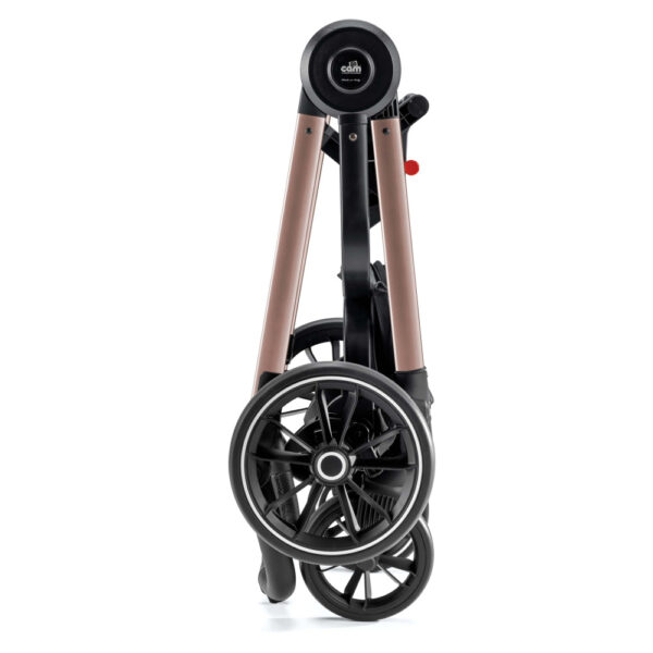 CAM Techno Deluxe babakocsi szett Posh 573 rózsaarany vázzal V95S Area hordozóval MTB