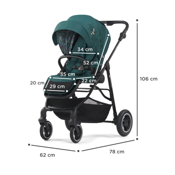 Kinderkraft sportbabakocsi All Road Nature Vibes Green MTB