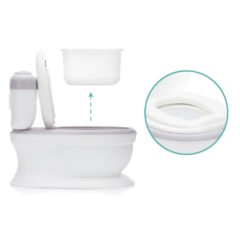 Fillikid mini WC gyerekeknek Marlin szürke/fehér
