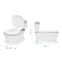 Fillikid mini WC gyerekeknek Marlin szürke/fehér