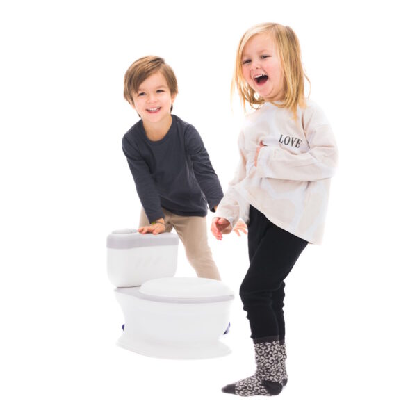 Fillikid mini WC gyerekeknek Marlin szürke/fehér