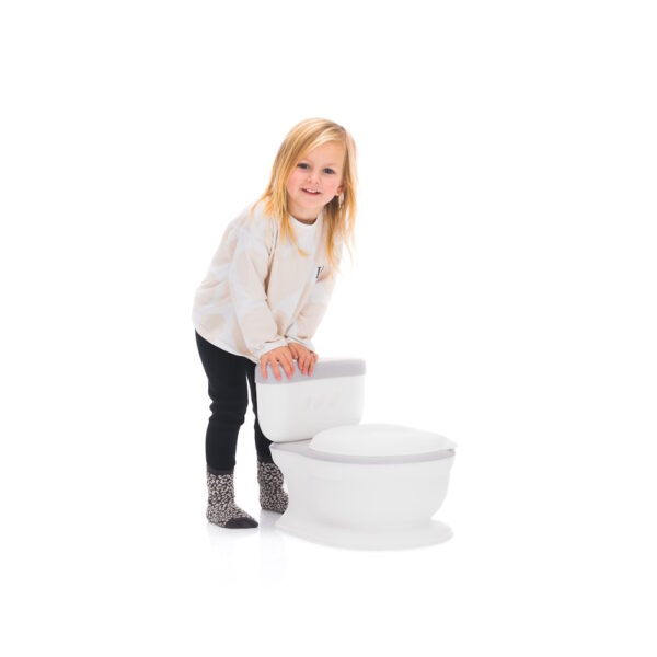 Fillikid mini WC gyerekeknek Marlin szürke/fehér
