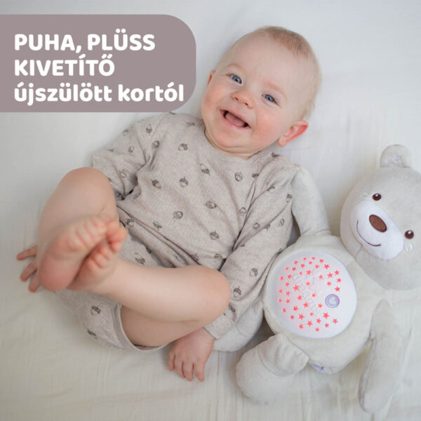 Chicco Baby Bear plüss maci projektorvetítö és éjszakai lámpa unisex