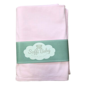Soffi Baby takaró pamut dupla rózsaszín 80x100cm