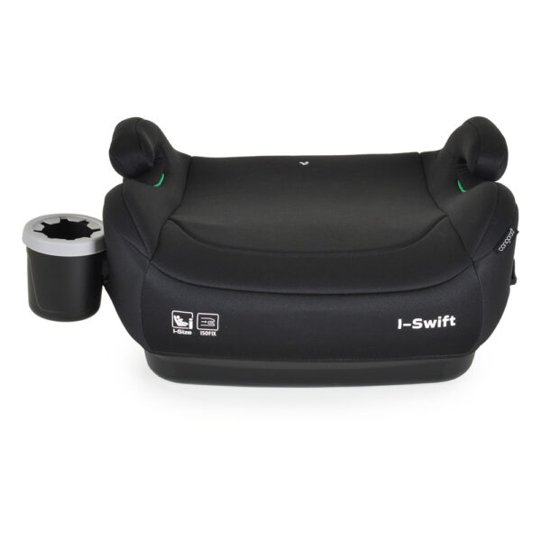 Cangaroo ülésmagasító I-Swift I-Size Isofix pohártartóval 125-150cm fekete