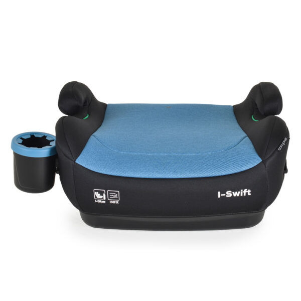 Cangaroo ülésmagasító I-Swift I-Size Isofix pohártartóval 125-150cm kék