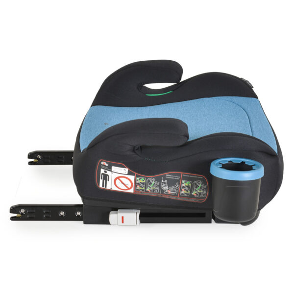 Cangaroo ülésmagasító I-Swift I-Size Isofix pohártartóval 125-150cm kék