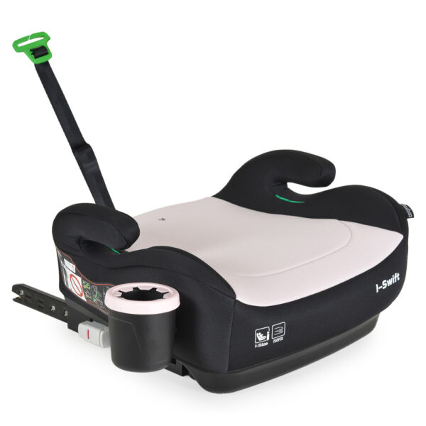 Cangaroo ülésmagasító I-Swift I-Size Isofix pohártartóval 125-150cm pink