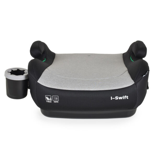 Cangaroo ülésmagasító I-Swift I-Size Isofix pohártartóval 125-150cm szürke